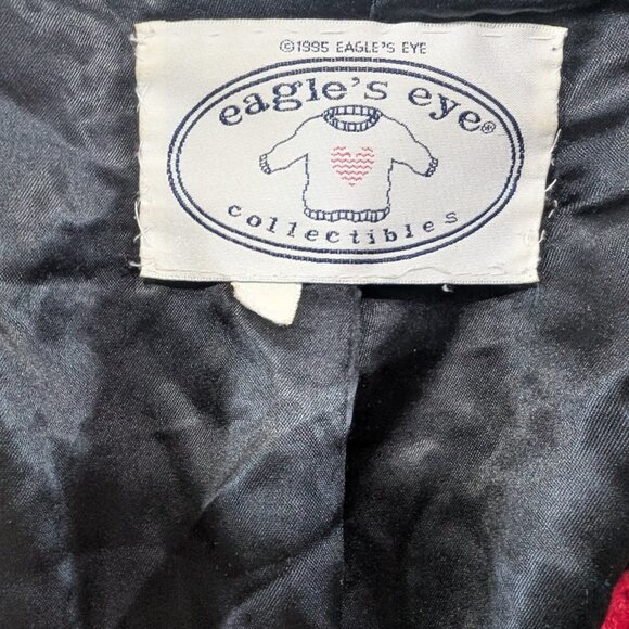 Vintage 1995 Eagle's Eye Collectibles Teddycare Knit Cardigan Sweater - Picture 6 of 10